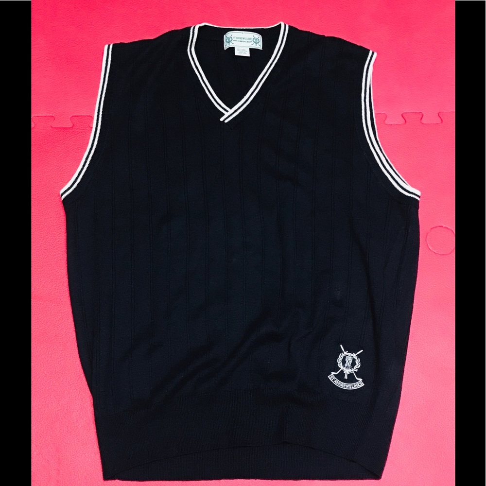 St. Andrews Links Official Golf Vest Size Large